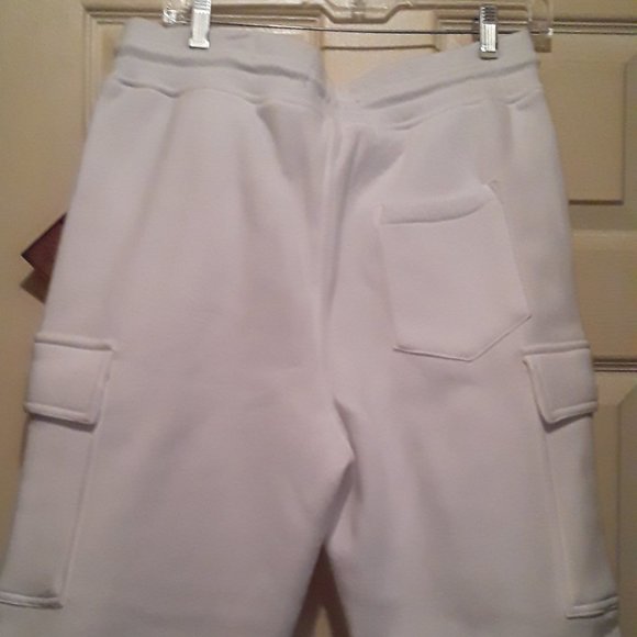 Aknowledge Womens White pull up shorts size L NWT - Picture 9 of 10